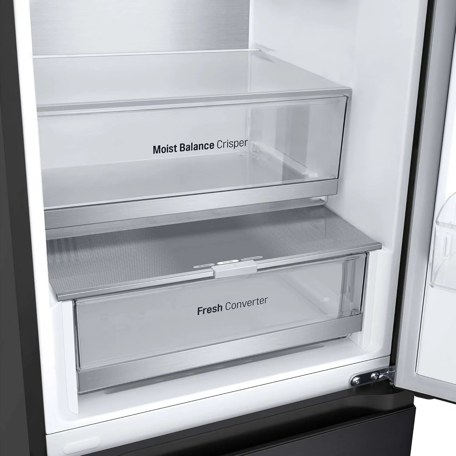 LG GBV3100CSW - Frigorífico Combi, Nevera 2 Puertas, Door Cooling+, Clasificación C, Capacidad de 374 L, Serie 300, 1.86 m, Blan