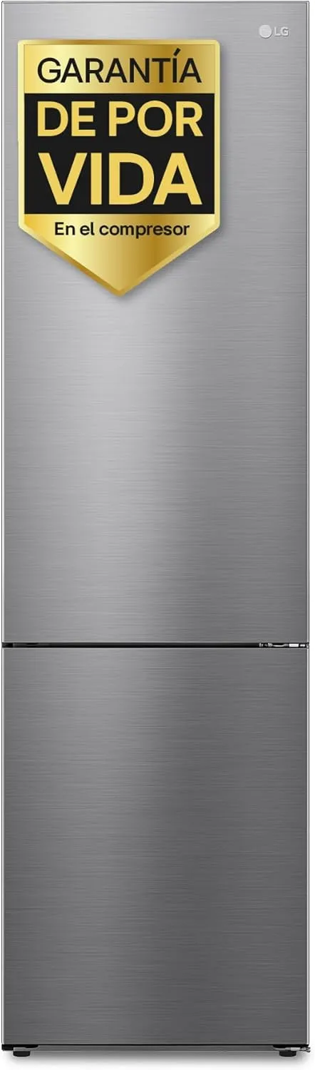 LG GBV3100CSW - Frigorífico Combi, Nevera 2 Puertas, Door Cooling+, Clasificación C, Capacidad de 374 L, Serie 300, 1.86 m, Blan